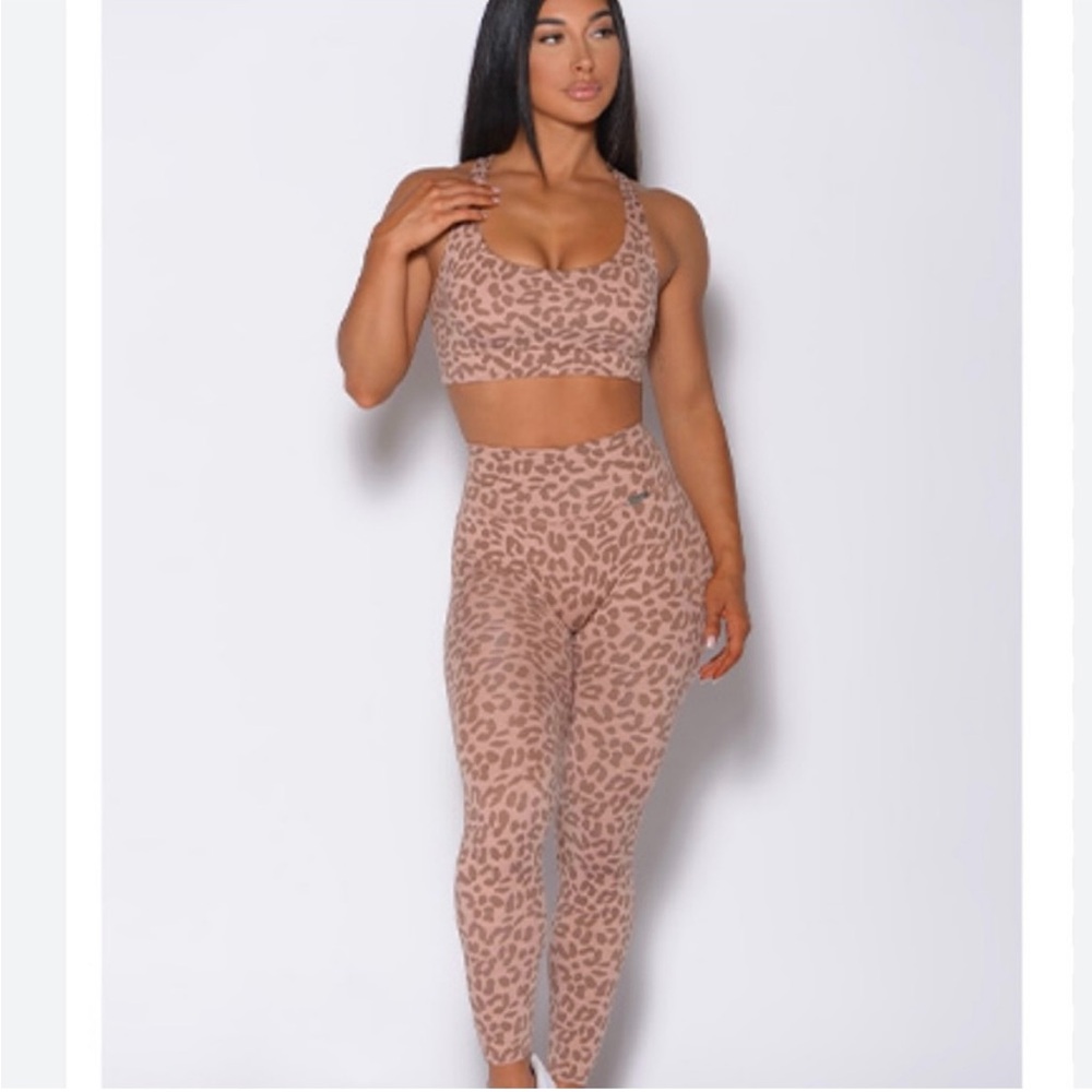 Bombshell Sportswear Leopard Sports Bra